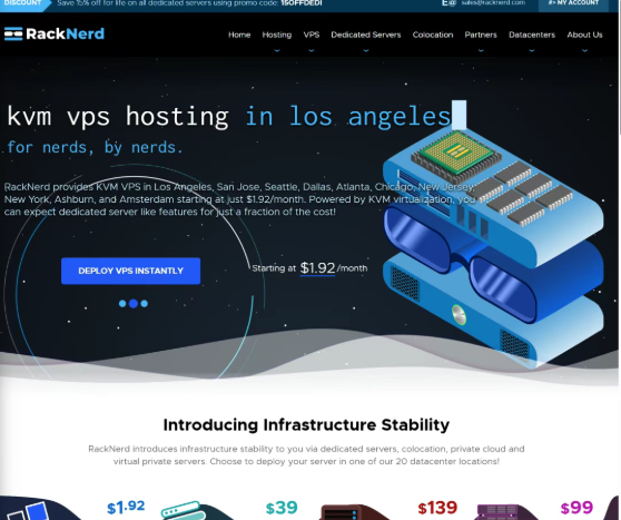 VPS推荐：流量性价比之王 RackNerd，年付低至＄10